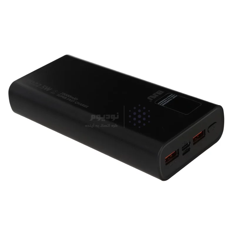 پاوربانک (PD و فست شارژ) BUKU 22.5W 20000mAh مدل MG-G106 - مشکی - MMS (گارانتی شش ماهه YA) - تصویر 6