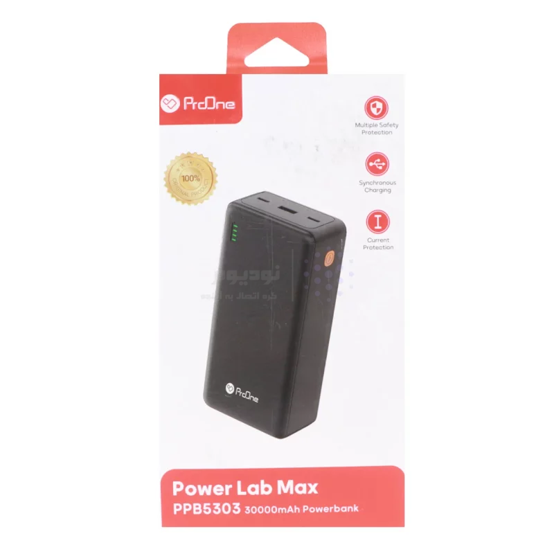 پاوربانک فست شارژ ProOne 30000mAh مدل PPB5303 - مشکی - تصویر 5