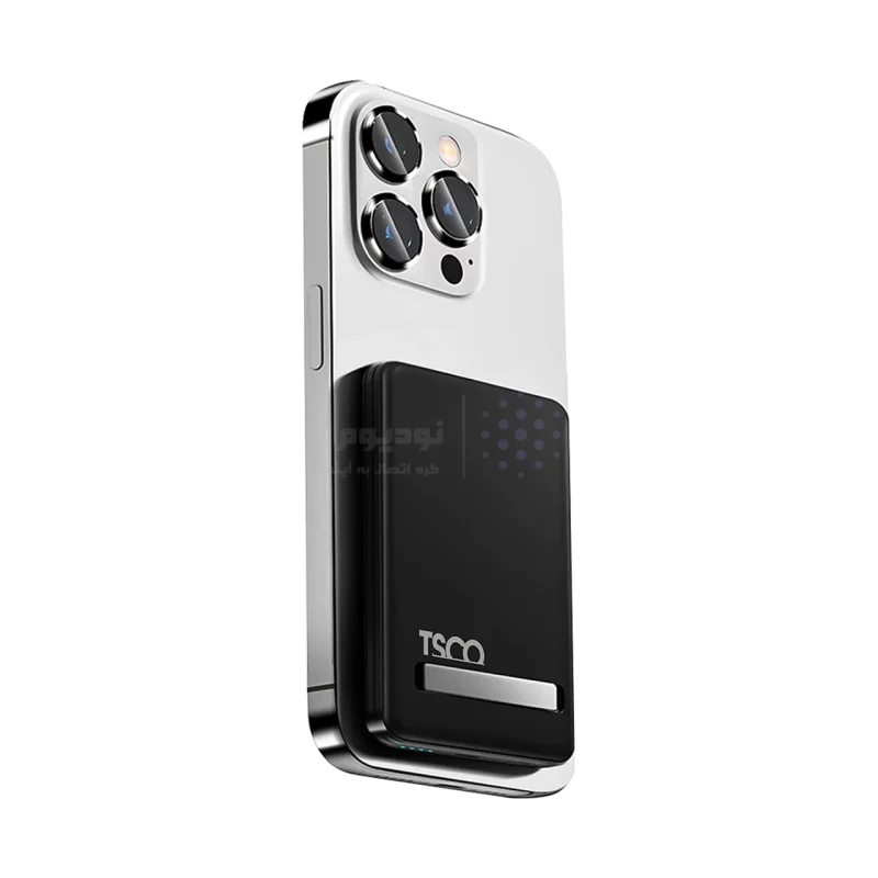 پاوربانک وایرلس فست شارژ TSCO 10000mAh مدل TP 1009W 20W - مشکی - تصویر 6