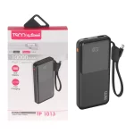 پاوربانک فست شارژ TSCO 10000mAh مدل TP 1013 22.5W - مشکی (گارانتی 12 ماهه TSCO)