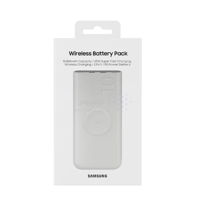 پاوربانک PD و فست شارژ Samsung 10000mAh مدل EB-U2510 25W - بژ (گارانتی یکساله شرکتی) NZ - تصویر 7
