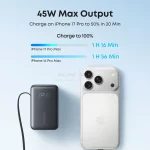 پاوربانک فست شارژ Anker 10000mAh مدل A1638H21 45W - سفید (گارانتی 18 ماهه شرکتی) - تصویر 4