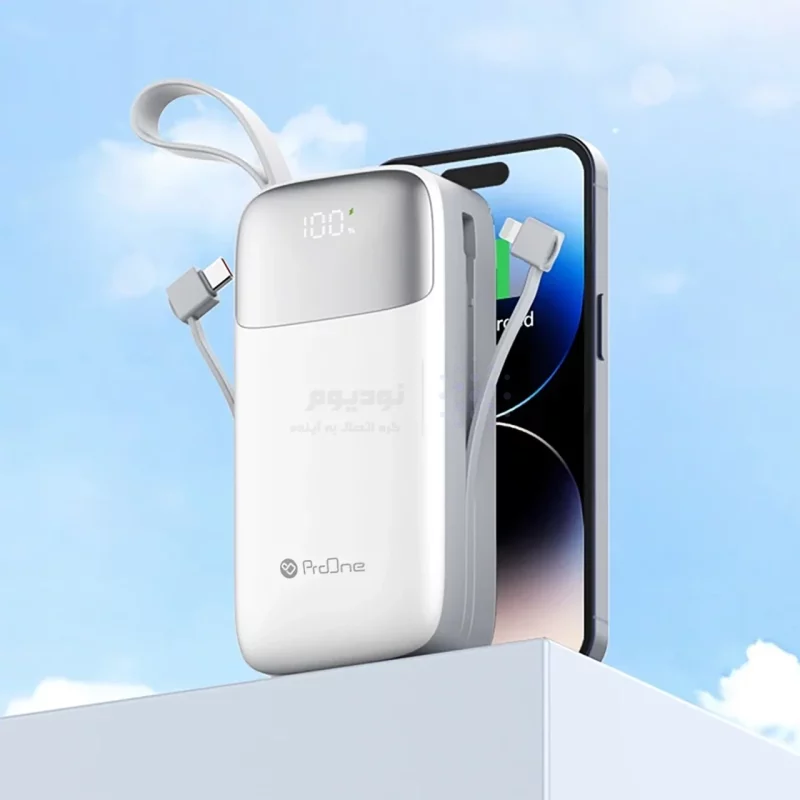 پاوربانک PD و فست شارژ ProOne 30000mAh مدل Volto 30 PPB5304 22.5W - سفید - تصویر 4