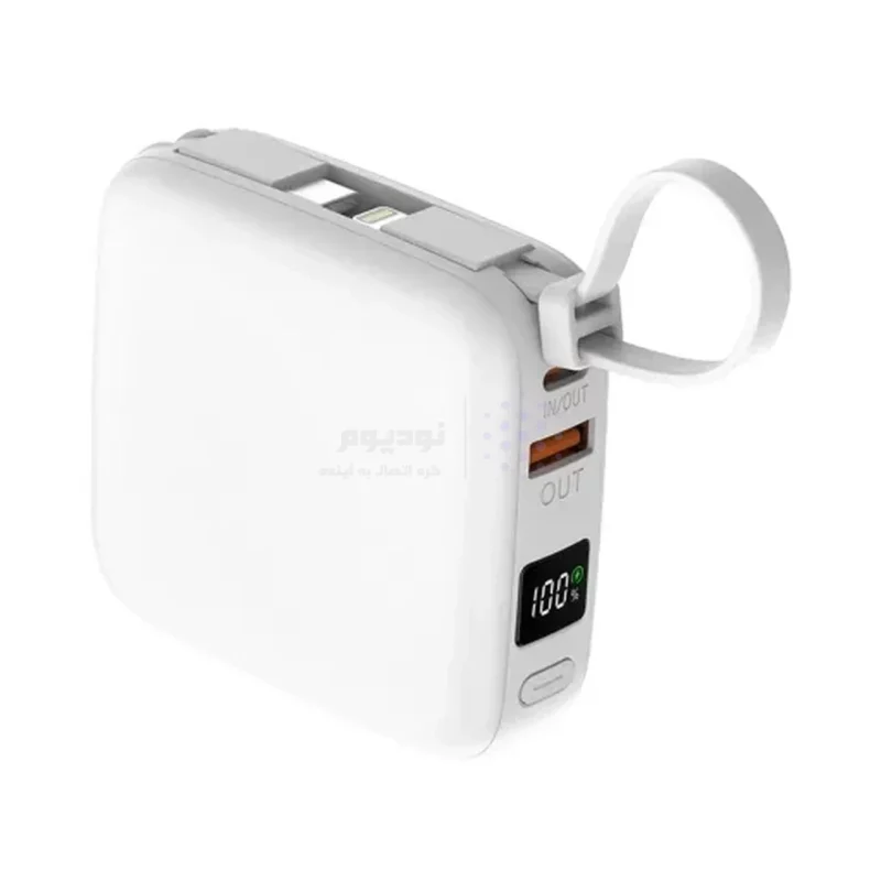 پاوربانک فست شارژ TSCO 10000mAh مدل TP 1005 22.5W - سفید - تصویر 3