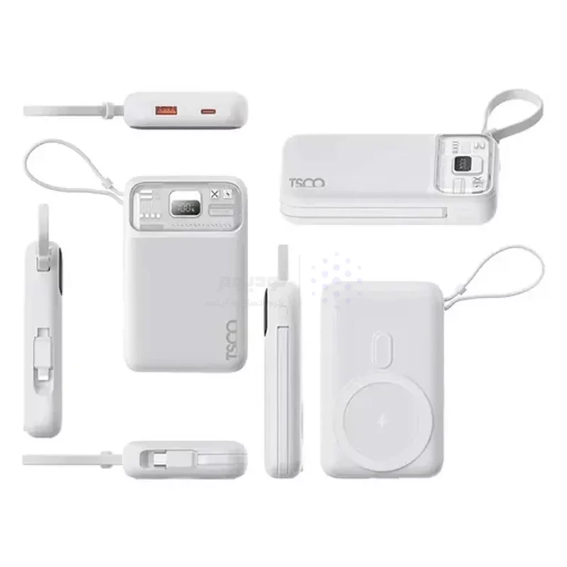 پاوربانک فست شارژ TSCO 10000mAh مدل TP 1010W 22.5W - سفید - تصویر 3