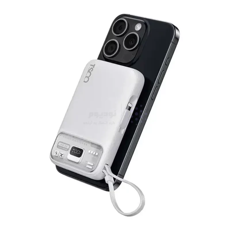 پاوربانک فست شارژ TSCO 10000mAh مدل TP 1010W 22.5W - سفید - تصویر 4