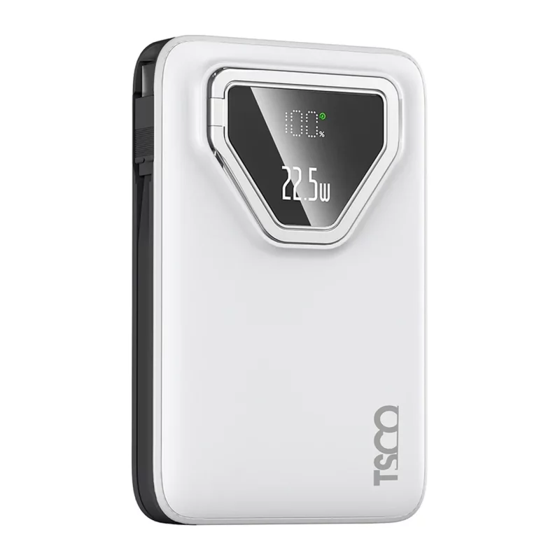 پاوربانک فست شارژ TSCO 10000mAh مدل TP 1012W 22.5W - سفید - تصویر 2
