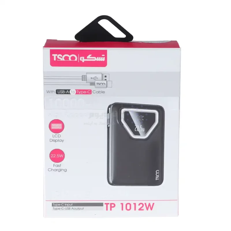 پاوربانک فست شارژ TSCO 10000mAh مدل TP 1012W 22.5W - سفید - تصویر 7