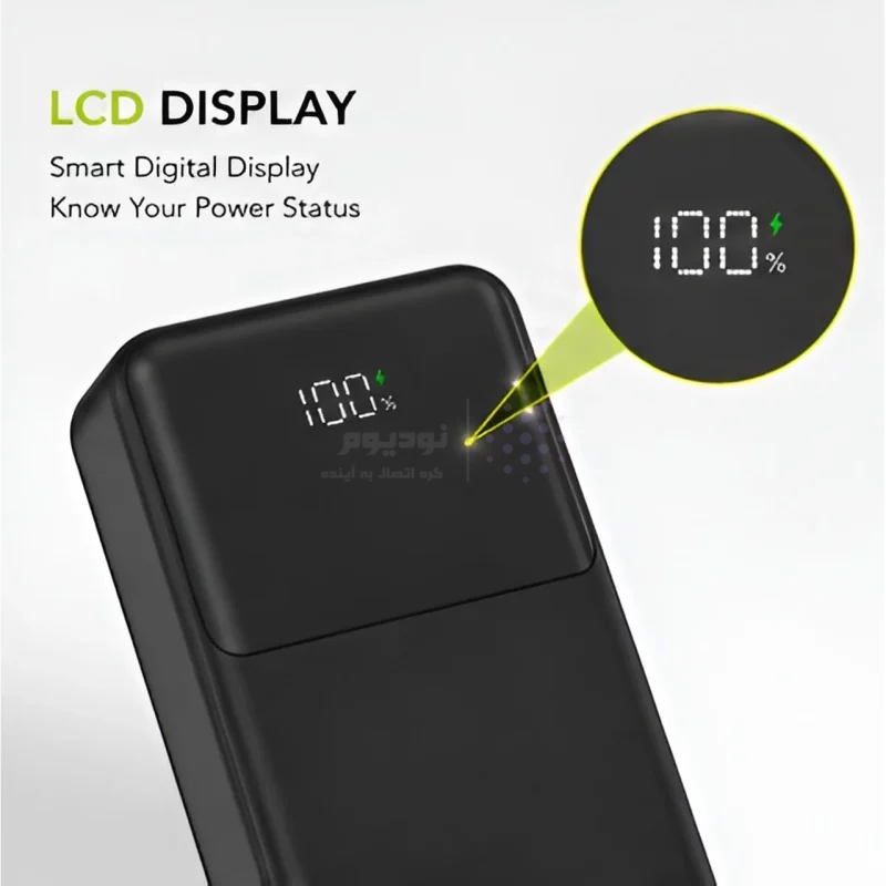 پاوربانک PD و فست شارژ KPG 30000mAh مدل PD-39 22.5W - مشکی - kZN (گارانتی شش ماهه Kezen) - تصویر 4