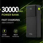 پاوربانک PD و فست شارژ KPG 30000mAh مدل PD-39 22.5W - مشکی - kZN (گارانتی شش ماهه Kezen) - تصویر 7