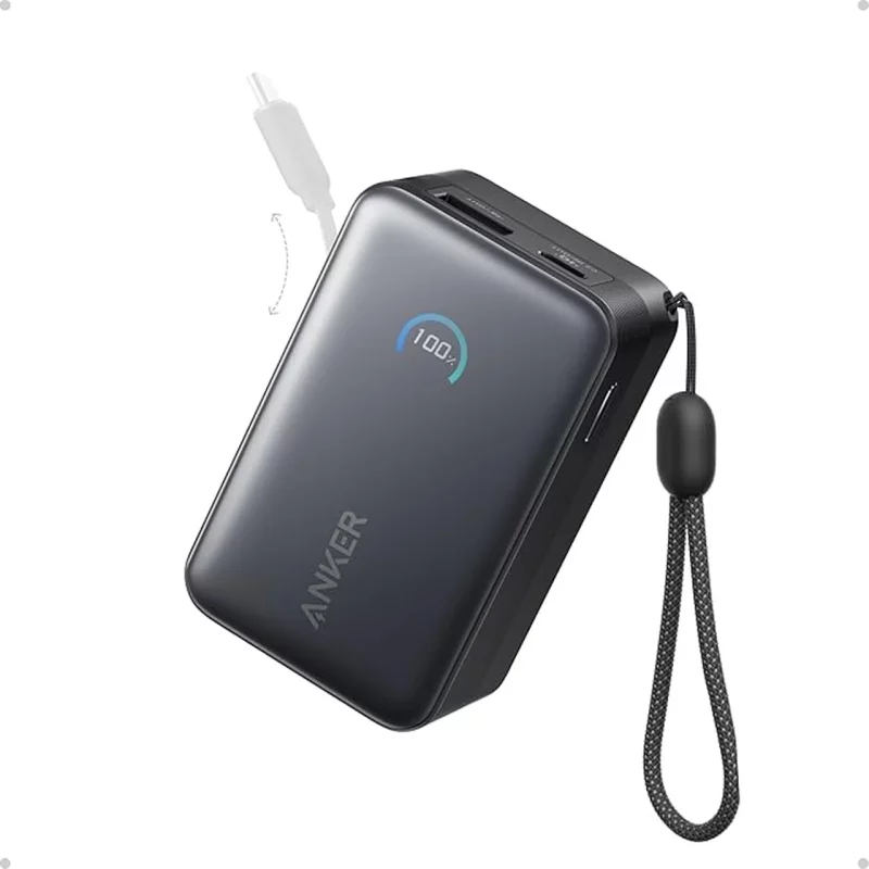 پاوربانک PD و فست شارژ Anker 45W 10000mAh مدل Nano A1638H11 - مشکی (گارانتی یکساله شرکتی) - تصویر 2