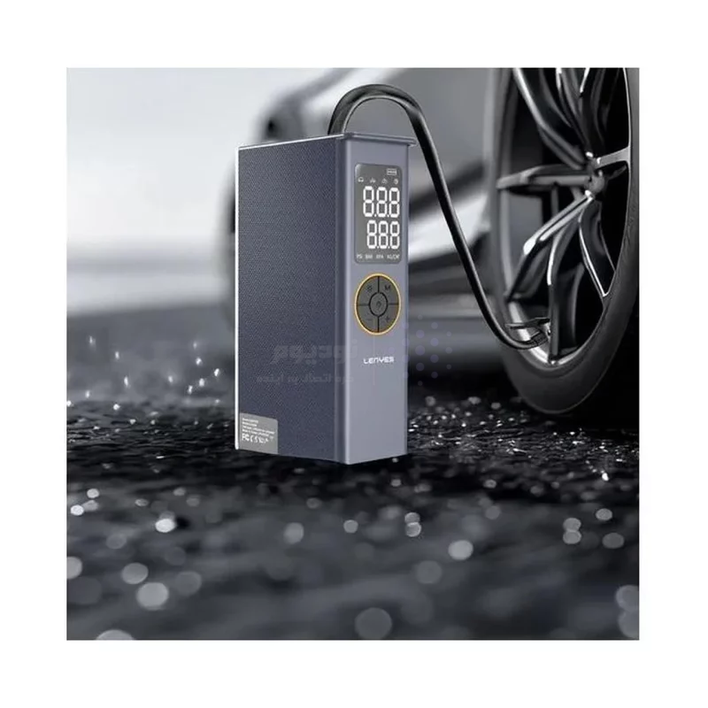 جامپ استارتر خودرو ، پمپ باد تایر و پاوربانک فست شارژ VIPLATINA 7200mAh مدل C10 100W - خاکستری (گارانتی شش ماه تعویض نیکان همراه) - تصویر 4