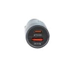 شارژر فندکی فست دو پورت Xiaomi مدل XM-02 120W - مشکی نقره ای - YSP - تصویر 4