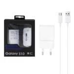 شارژر دیواری تک پورت SAMSUNG مدل TA20C S10 - سفید - به همراه کابل YSP - Type-C