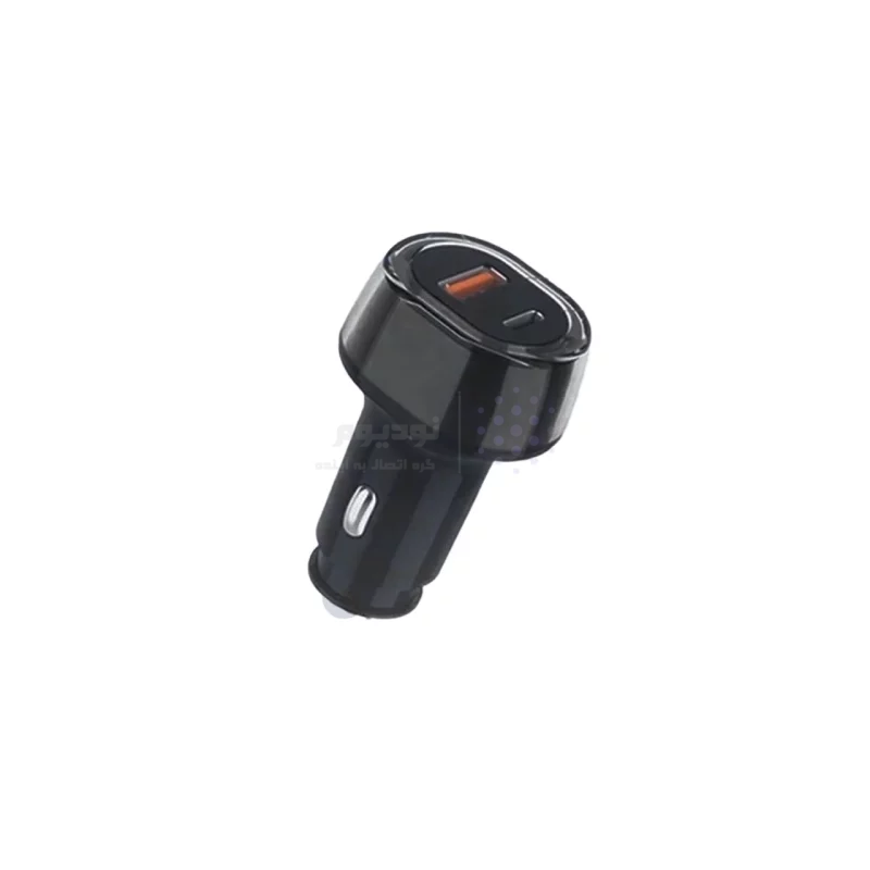 شارژر فندکی PD و فست دو پورت مدل X05 60W - مشکی - RYL - تصویر 3