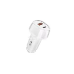شارژر فندکی PD و فست دو پورت مدل X05 60W - سفید - RYL - تصویر 3