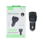شارژر فندکی PD و فست سه پورت مدل X08 75W - مشکی - RYL