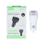 شارژر فندکی PD و فست سه پورت مدل X08 75W - سفید - RYL
