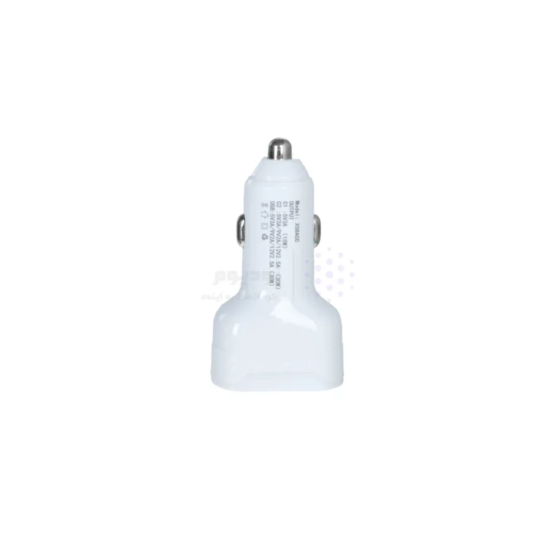 شارژر فندکی PD و فست سه پورت مدل X08 75W - سفید - RYL - تصویر 3