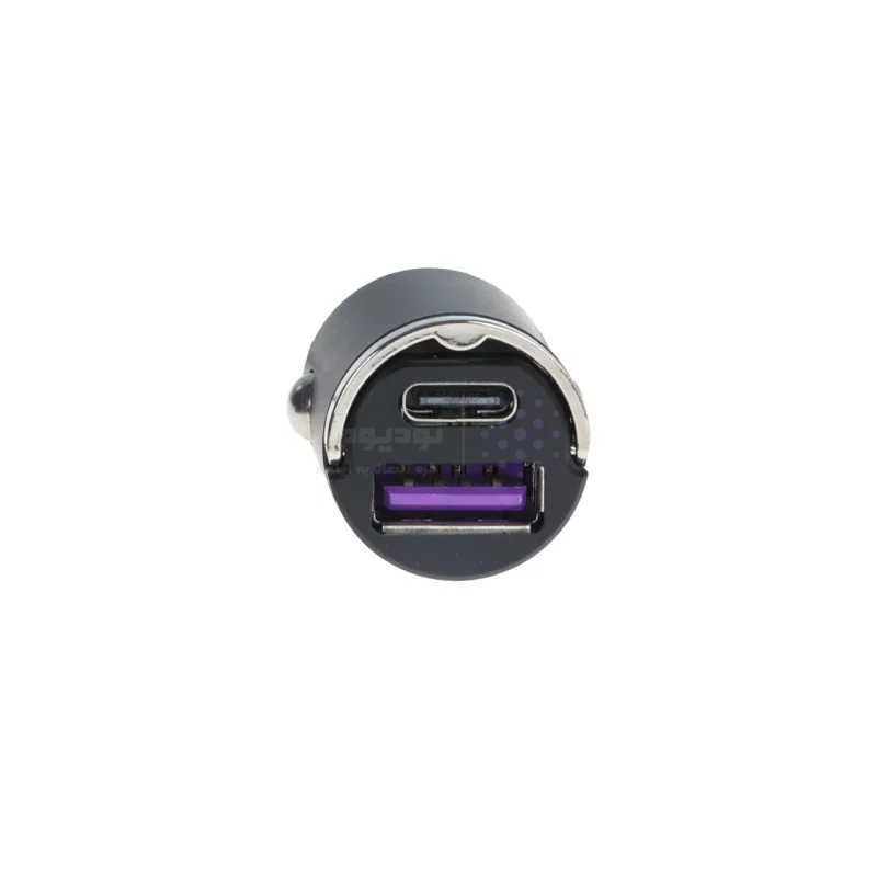 شارژر فندکی PD و فست دو پورت مدل C21 60W - مشکی - RYL - تصویر 4