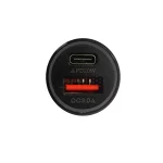 شارژر فندکی PD و فست دو پورت مدل AK-243 45W - مشکی - RYL - تصویر 4
