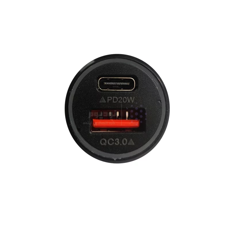 شارژر فندکی PD و فست دو پورت مدل AK-243 45W - مشکی - RYL - تصویر 4