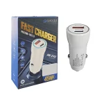 شارژر فندکی PD و فست دو پورت مدل AK-243 45W - سفید - RYL