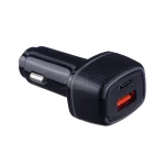 شارژر فندکی PD و فست دو پورت مدل AK-255 45W - مشکی - RYL - تصویر 4