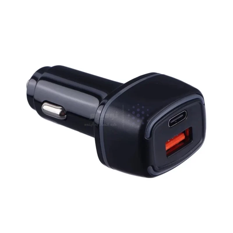 شارژر فندکی PD و فست دو پورت مدل AK-255 45W - مشکی - RYL - تصویر 4