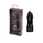 شارژر فندکی دو پورت Remax مدل CC201 - مشکی - RYL