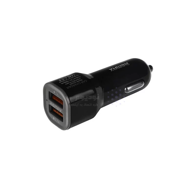 شارژر فندکی دو پورت Remax مدل CC201 - مشکی - RYL - تصویر 3
