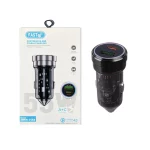 شارژر فندکی PD و فست دو پورت مدل WKN-733 55W - مشکی - RYL