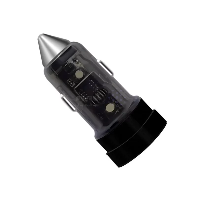 شارژر فندکی PD و فست دو پورت مدل WKN-733 55W - مشکی - RYL - تصویر 3