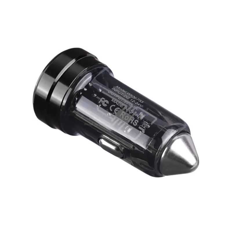 شارژر فندکی PD و فست دو پورت مدل WKN-733 55W - مشکی - RYL - تصویر 4