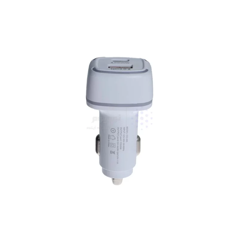 شارژر فندکی PD و فست دو پورت BUKU مدل CH-005 42.5W - سفید - MMS (گارانتی شش ماهه YA) - تصویر 3