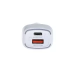شارژر فندکی PD و فست دو پورت BUKU مدل CH-005 42.5W - سفید - MMS (گارانتی شش ماهه YA) - تصویر 4