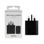 شارژر دیواری سه پین PD و فست تک پورت Samsung مدل EP-T4511 45W - مشکی - ASP (گارانتی 18 ماهه آروین)