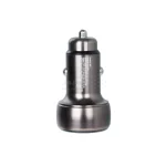 شارژر فندکی PD و فست دو پورت Meacces مدل C100T 66W - قهوه ای - تصویر 3