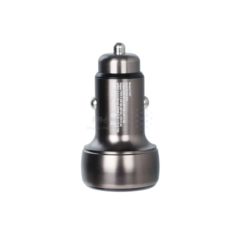شارژر فندکی PD و فست دو پورت Meacces مدل C100T 66W - قهوه ای - تصویر 3