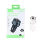 شارژر فندکی PD و فست دو پورت مدل X05 60W - سفید - ASP (گارانتی شش ماهه آروین)