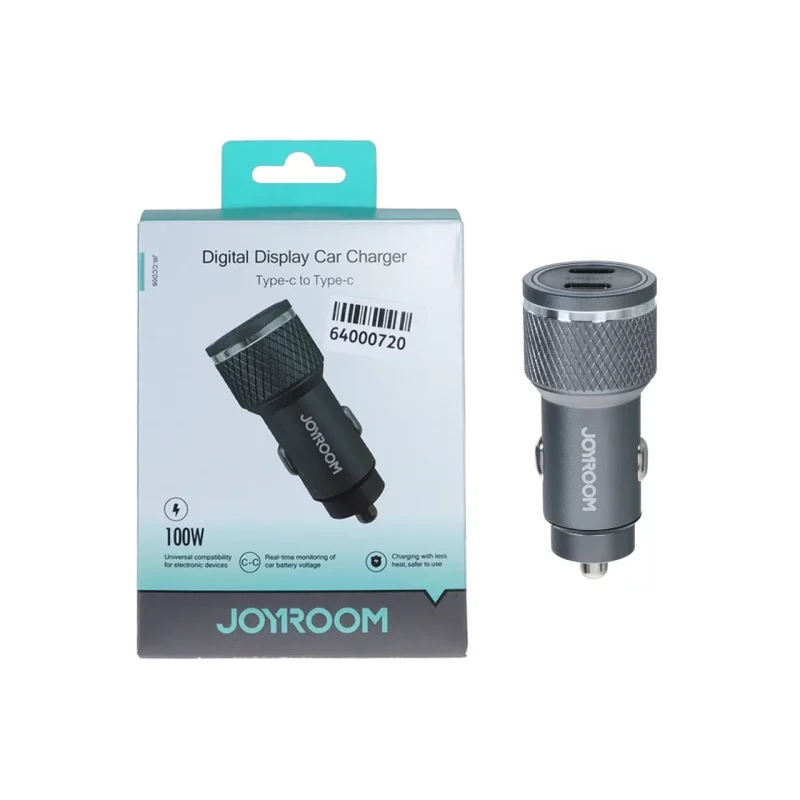 شارژر فندکی PD و فست دو پورت Joyroom مدل JR-CCD06 100W - نقره ای - ASP (گارانتی شش ماهه آروین) - تصویر 2