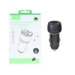 شارژر فندکی PD و فست دو پورت مدل C26 60W - مشکی - ASP (گارانتی شش ماهه آروین)