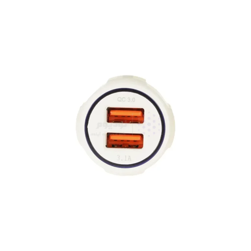 شارژر فندکی فست دو پورت V-Smart مدل VS-16 - سفید - ASP (گارانتی شش ماهه آروین) - تصویر 4
