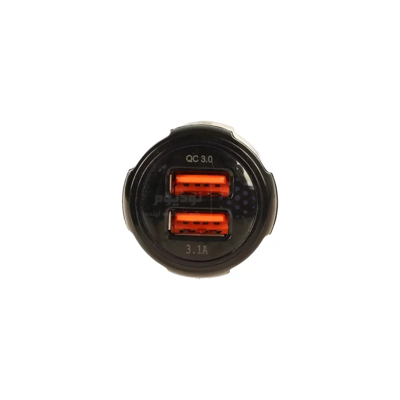 شارژر فندکی فست دو پورت V-Smart مدل VS-16 - مشکی - ASP (گارانتی شش ماهه آروین) - تصویر 3
