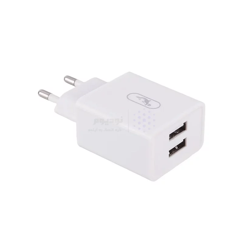 شارژر دیواری فست دو پورت SKY DOLPHIN مدل SC30 12W - سفید - TCO - تصویر 3