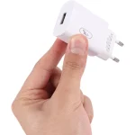 شارژر دیواری فست تک پورت SKY DOLPHIN مدل SC06 12W - سفید - تصویر 4