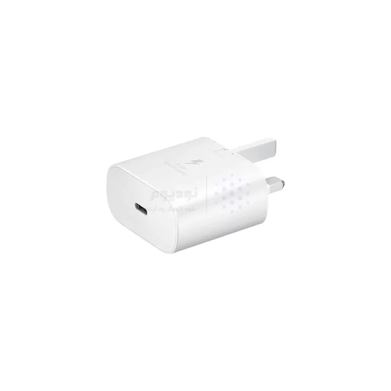 شارژر دیواری سه پین PD و فست تک پورت Samsung مدل EP-TA800 25W - سفید - DST (گارانتی شش ماهه شرکتی) NFC - درجه یک - تصویر 3