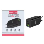 شارژر دیواری PD و فست سه پورت TSCO مدل TTC 71 65W - مشکی