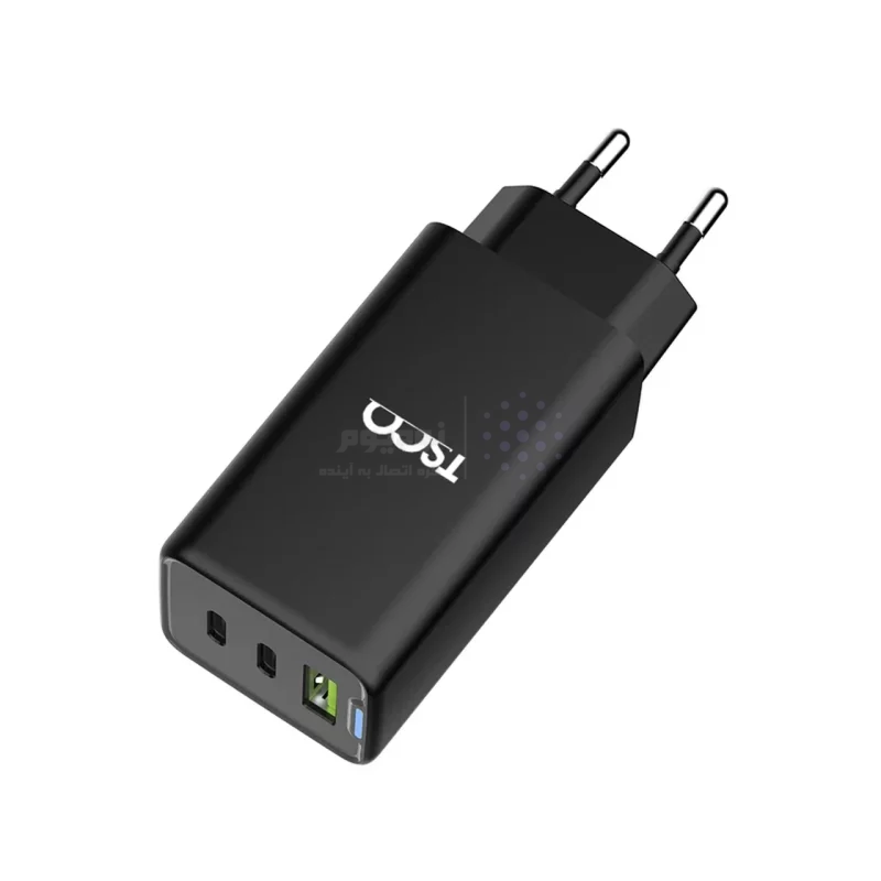 شارژر دیواری PD و فست سه پورت TSCO مدل TTC 71 65W - مشکی - تصویر 4