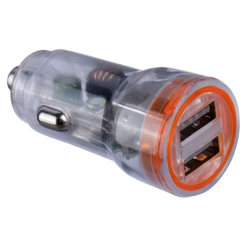 شارژر فندکی دو پورت SKY DOLPHIN مدل SZ24 - نارنجی - TCO - تصویر 3